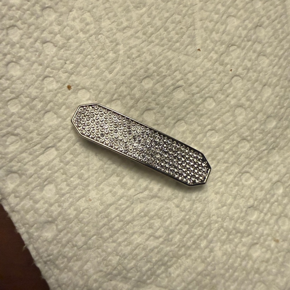 Origami Owl Silver Bar for leather watch band